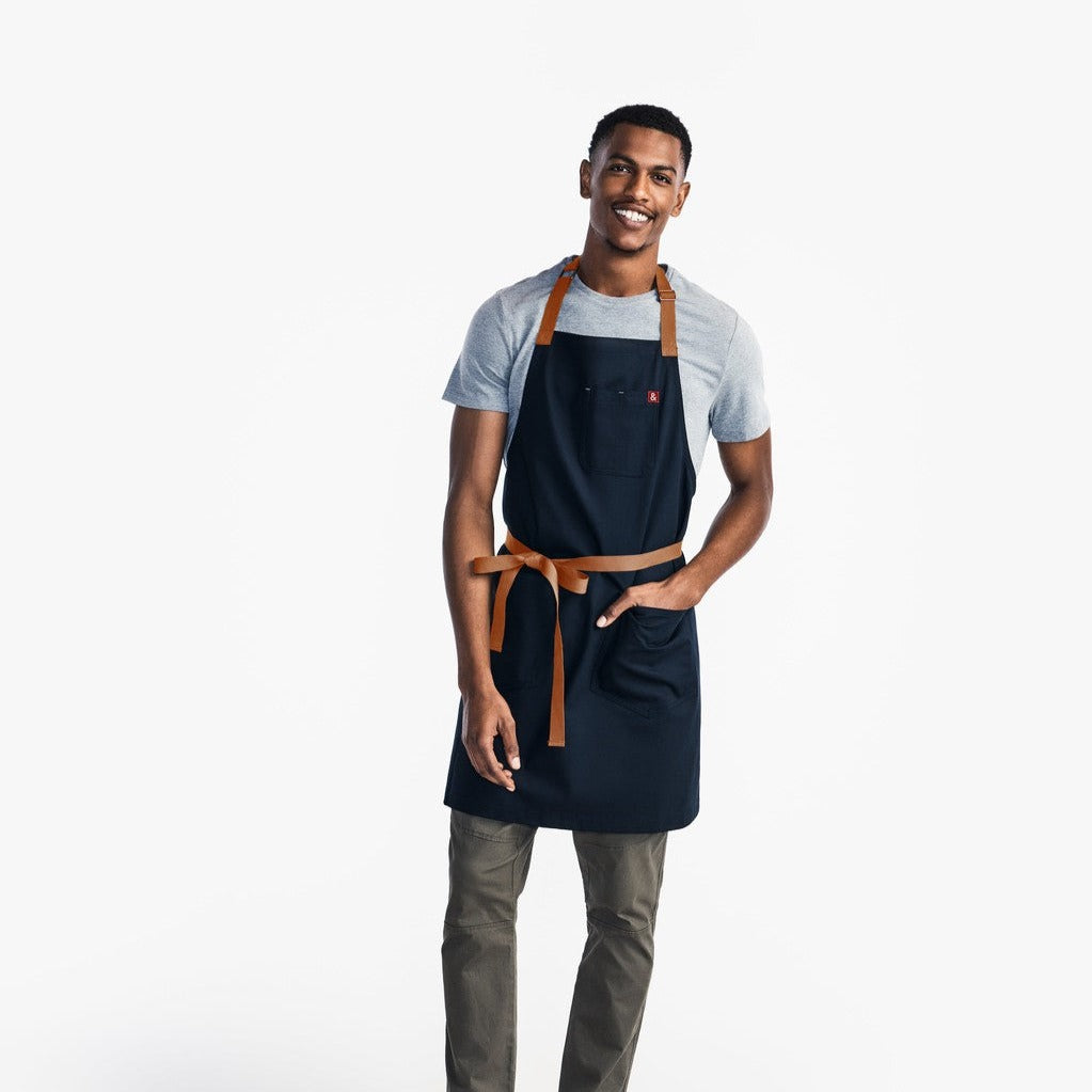 The Essential Apron - Midnight Cider Blue