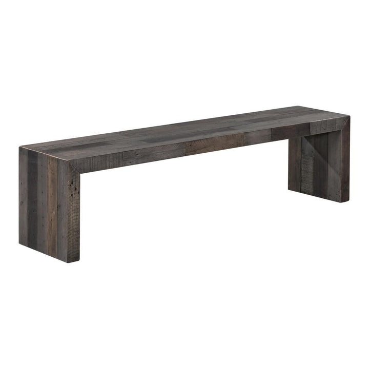 Moe's 71 in. Vintage Dining Bench in Grey Pine