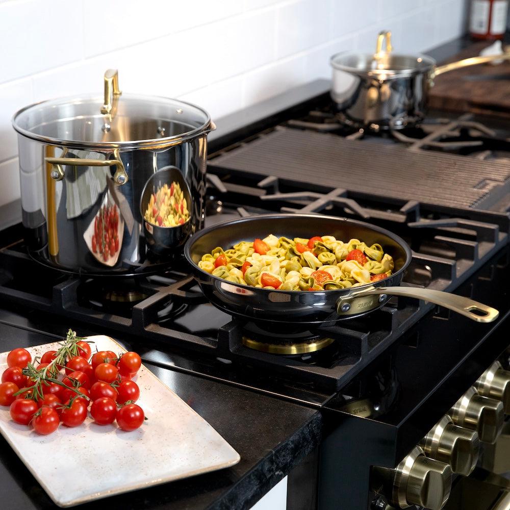 ZLINE 10-Piece Non-Toxic and Nonstick Ceramic Cookware Set (CWSETL-NS ...