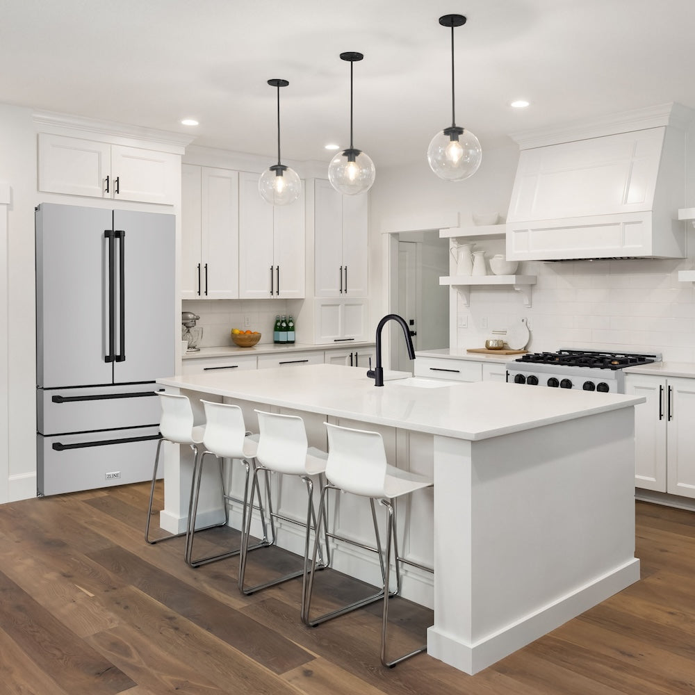 ZLINE Autograph Edition 48" Appliance Package with Matte Black Accents ...
