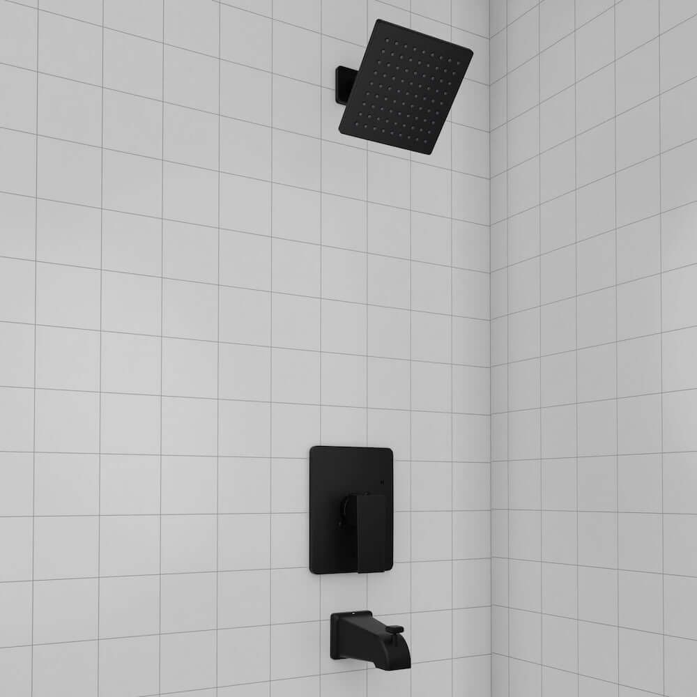 ZLINE Palisades Modern Shower System in Matte Black (RBCN2-SHS-MB ...