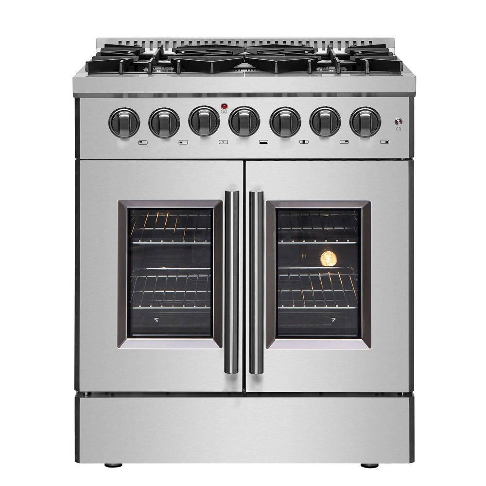Forno Galiano 30 in. French Door Dual Fuel Range (FFSGS6356-30 ...