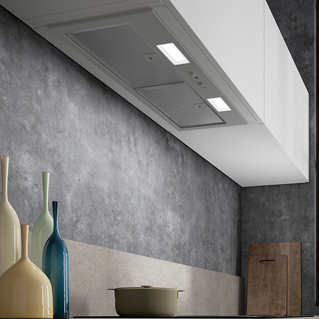 Faber Inca Smart Gray Range Hood Insert With Size Options In Stainless