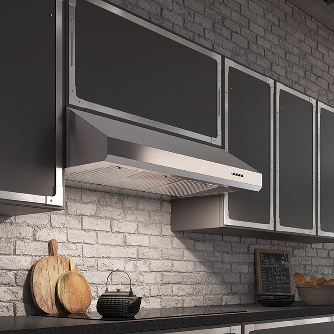 Faber Ostro Under Range Hood With Size Options In Stainless St