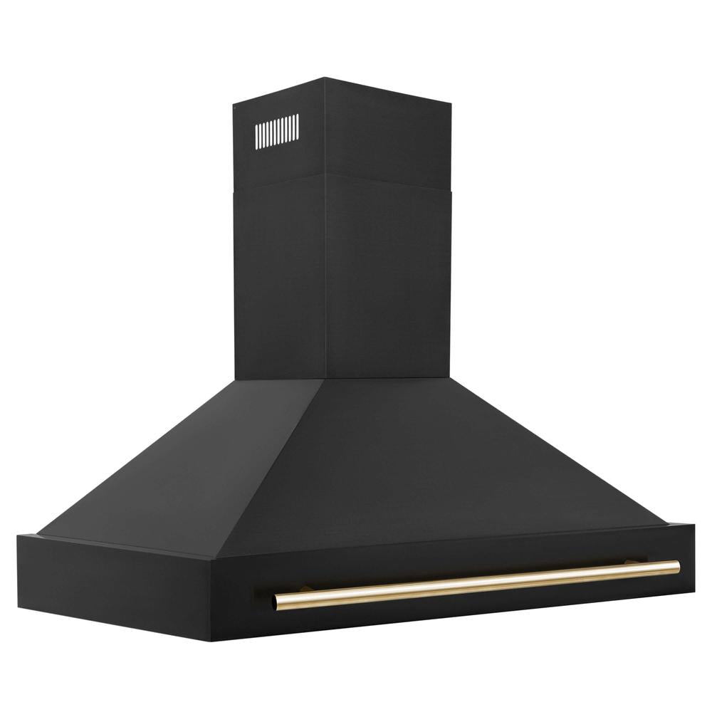 ZLINE 48" Autograph Edition Black Stainless Steel Range Hood (BS655Z48) Rustic Kitchen & Bath