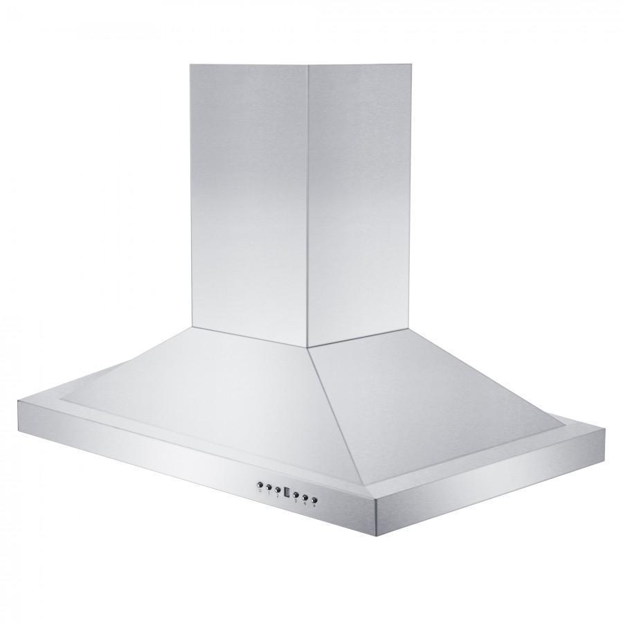 ZLINE Convertible Vent Island Mount Range Hood in Stainless Steel (GL2