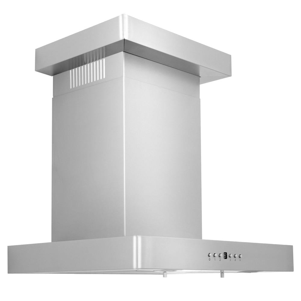 ZLINE Convertible Wall Range Hood with Crown Molding (KECRN) Rustic